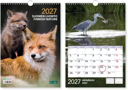 Suomen luonto 2027 - Seinäkalenterit - 5617 - 1
