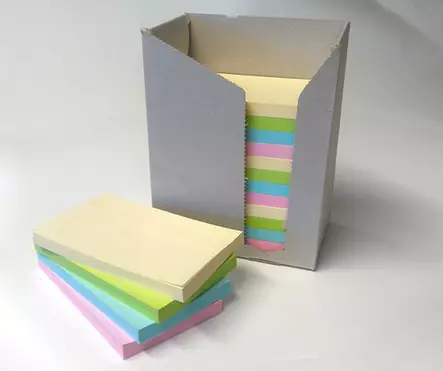 Viestilappu Eco 76x127mm värilajitelma - Viestilaput, muistilaput, kuutiot - 78937 - 1