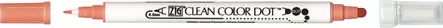Zig Clean Color DOT Pen Island Coral - Taidekynät - ZIG6100207 - 1