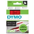 Tarrakasetti DYMO D1 19 mm punainen/musta - Dymo tarrakirjoittimet ja tarrateipit - 65357 - 1