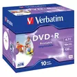 DVD+R printable/10 Verbatim - Muistitikut, CD-, DVD-levyt - 752537 - 1