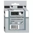 Dymo Rhino polyesteriteippi 19mm x 5,5m musta/metalli - Dymo tarrakirjoittimet ja tarrateipit - 18487 - 1