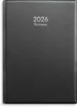 Kalenteri 2026 Business musta muovikansi parikierresidottu - Pöytäkalenterit - 398037 - 1