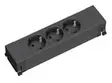 POWER FRAME - 3xSchuko, Short - Table Connection - 317.117 - 1