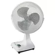 Pöytätuuletin 2 nopeuksinen oskilloiva 23cm - Tuulettimet, terassilämmittimet - 315907 - 2