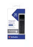 Verbatim USB 3.0 Keypad Secure Drive muistitikku 32GB, (USB-A) - Muistitikut, CD-, DVD-levyt - VER35137 - 1