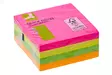 Viestilappukuutio Q-Connect 76x76mm FSC neonvärit 400 lappua - Viestilaput, muistilaput, kuutiot - 17247 - 1