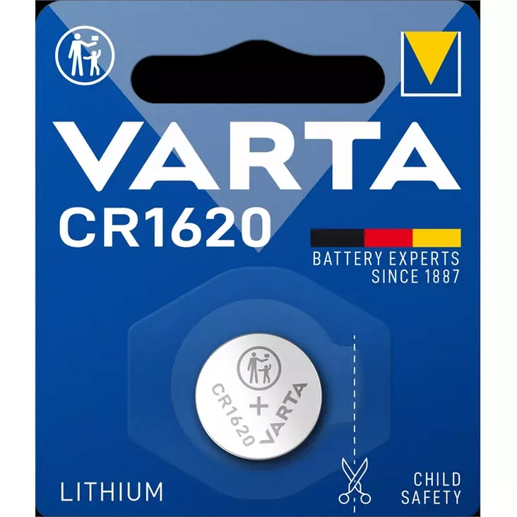 Paristo Varta Lithium Coin CR1620 - Paristot, varavirtalähteet - 395057 - 1