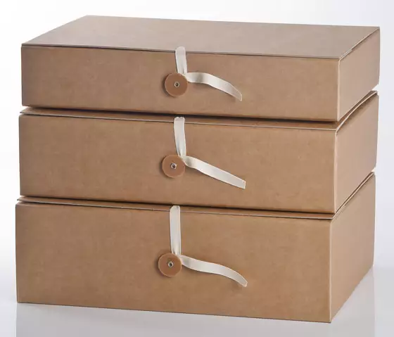 Arkistokotelo A4 10cm 1,5mm voimapahvia nappi/nauha - Kansiot - 57127 - 1