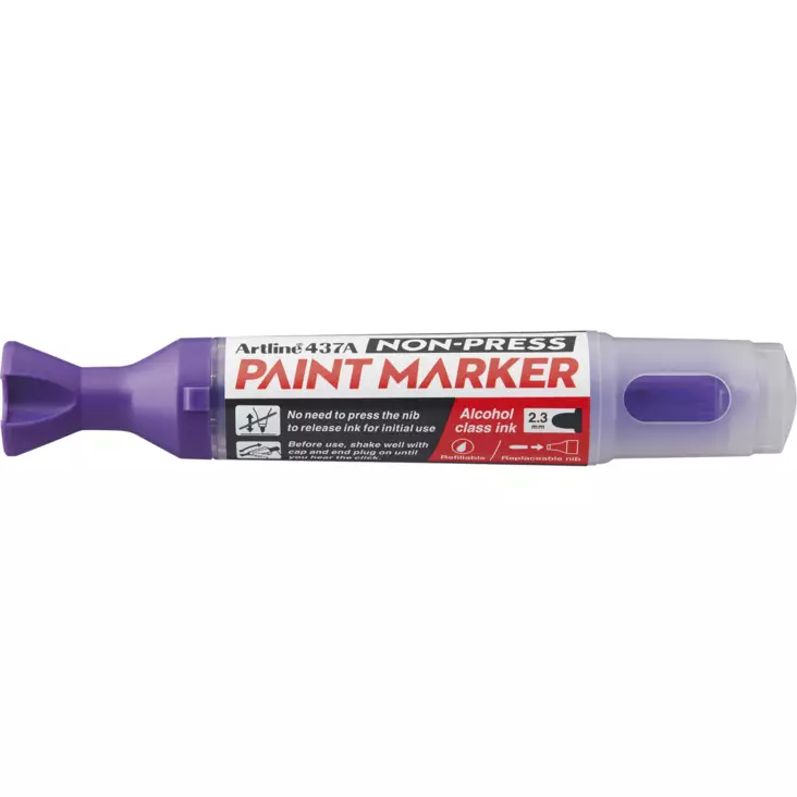 Artline Non-press maalitussi 437A Violetti - Merkkauskynät, -tussit - ART043717 - 1