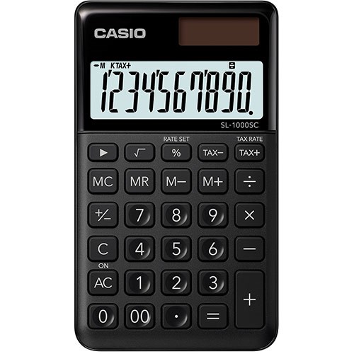 Casio calculator SL-1000SC Musta - Taskulaskimet - 142637 - 1
