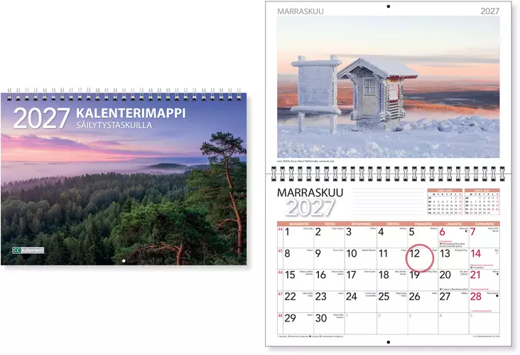 CC Kalenterimappi 2027 - Seinäkalenterit - 5507 - 1