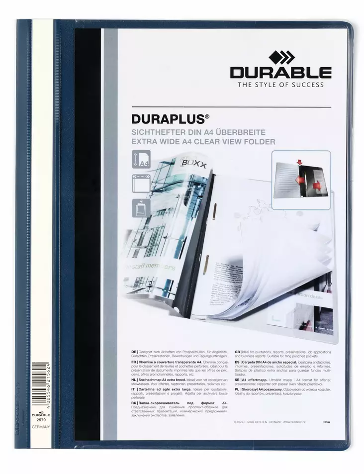 DURABLE DURAPLUS TARJOUSKANSIO TUMMANSININEN - Kansiot - 257907 - 1