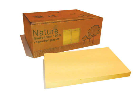 EKO PS VIESTILAPPU 125X75 100S. KELTAINEN - Viestilaput, muistilaput, kuutiot - 60807 - 1