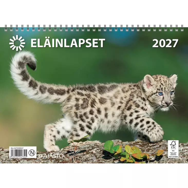 Eläinlapset 2027 - Seinäkalenterit - 2670300027 - 1