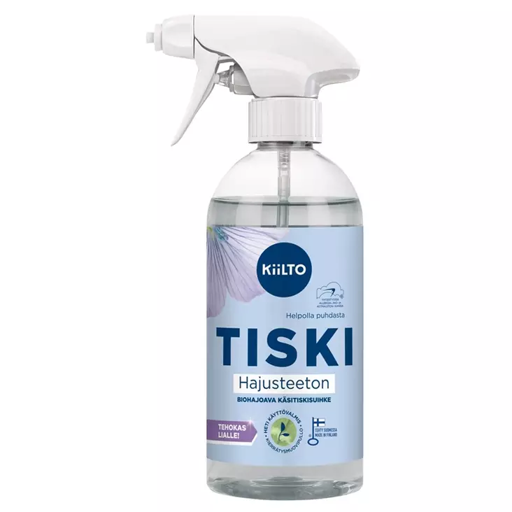 Käsitiskiaine spray hajustamaton 475ml Kiilto - Astianpesu - 933337 - 1