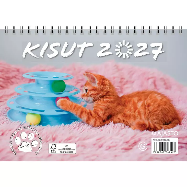Kisut A5 2027 - Seinäkalenterit - 2670330227 - 1