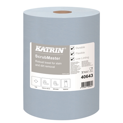 Kuitukangaspyyhe Katrin Scrubmaster sininen - Vetopyyhkeet - 206197 - 2