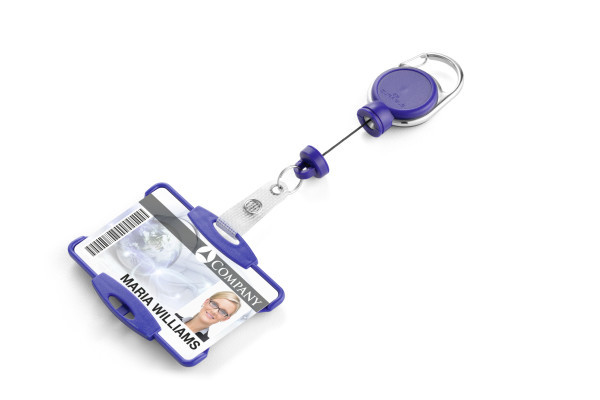 Kulkukorttikotelo Jojo Durable EXTRA VAHVA, tummansininen - Nimikortit, kongressineulat, kaulanauhat - 868907 - 1