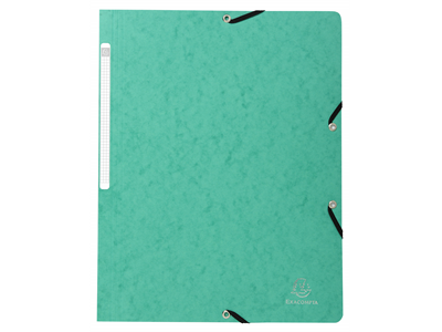 Kulmalukkokansio A4kartonki 400g vihreä - Kansiot - 202007 - 1