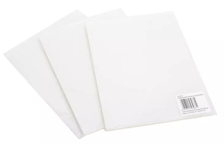 Laminointitasku A4 125mic/25kpl - Kuumalaminointitaskut - 157237 - 1