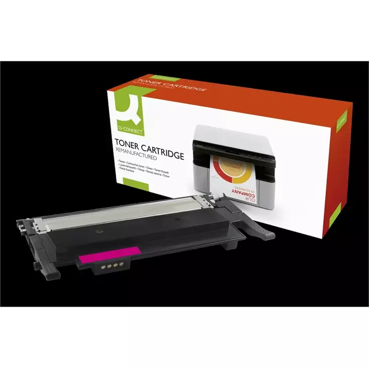 Laservärikasetti Q-CONNECT Samsung CLT-M404S punainen 1K - Samsung laserkasetit - 394867 - 1