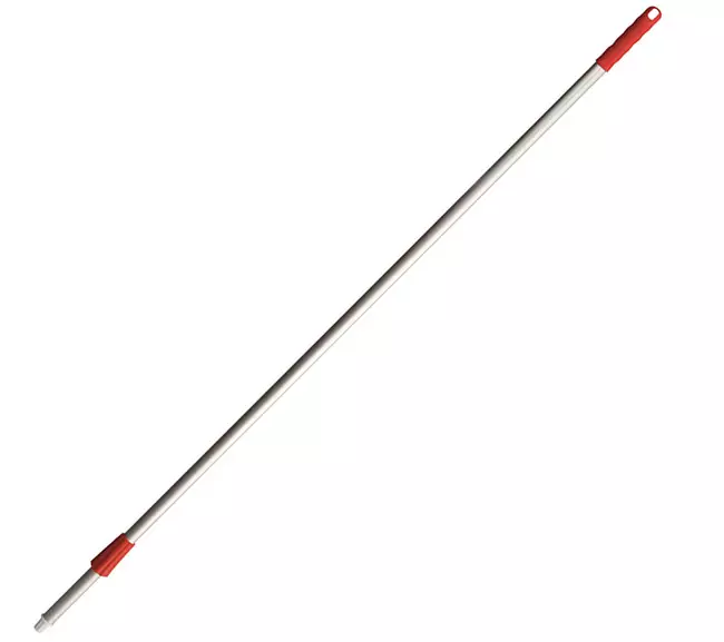 Lattiaharjan varsi Diversey 145 cm punainen - Siivous-ja keittiötarvikkeet - 83127 - 1