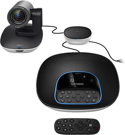 Logitech Webcam 960-001057 GROUP yrityskäyttöön - Videoneuvottelukamerat ja tarvikkeet - 960-001057 - 1