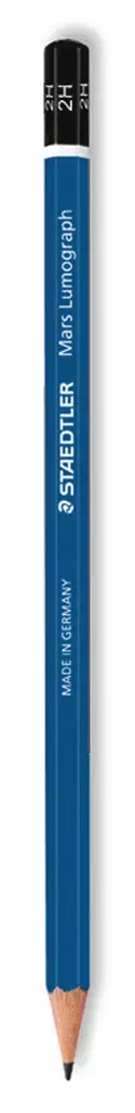 Lyijykynä Mars Lumograph 2H/12kpl - Lyijykynät - 308627 - 2