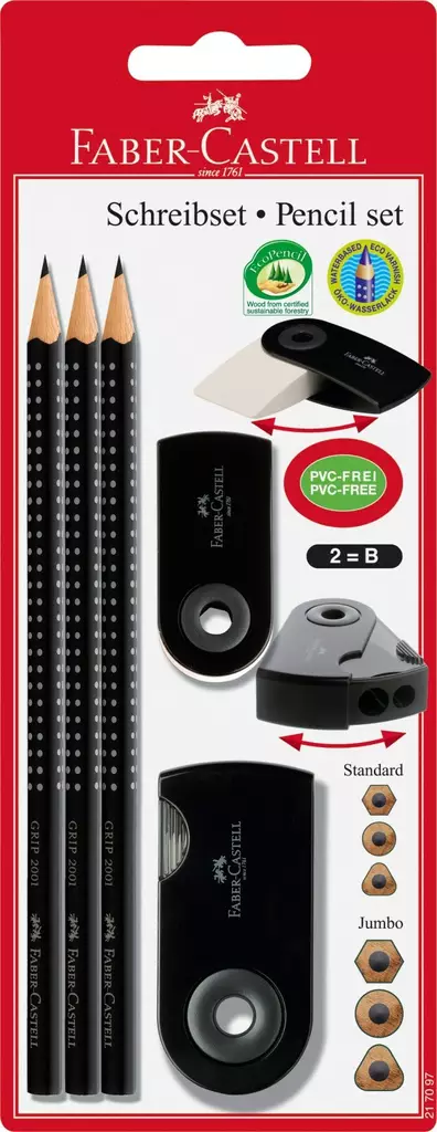 Lyijykynäsetti Grip 2001 - Lyijykynät - 217097 - 1