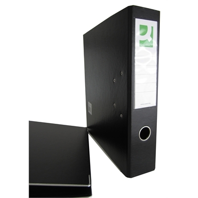 Mappi Q-Connect+ 750 A4 metallivahvike musta - Mapit - 200237 - 1