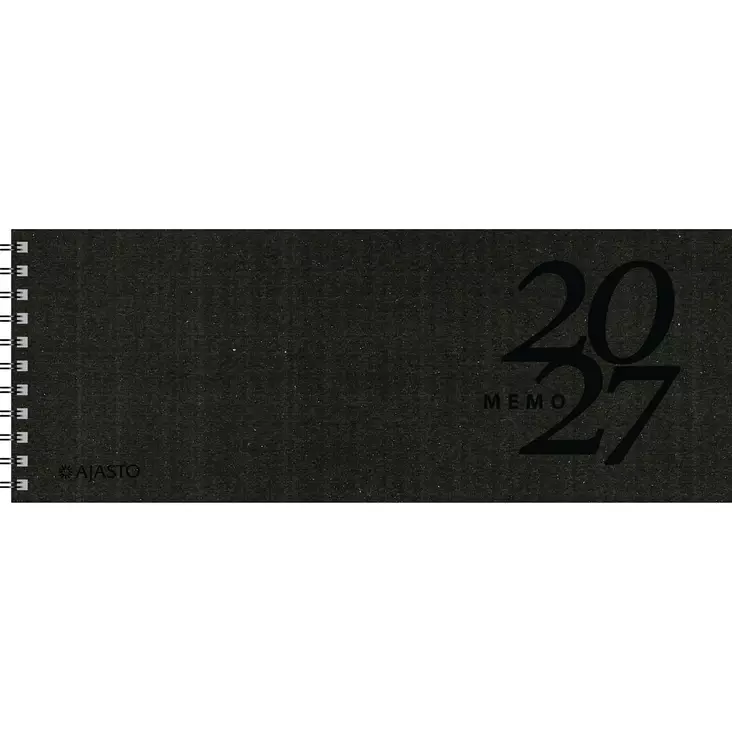 Memo Eko, musta 2027 - Pöytäkalenterit - 2677201217 - 1