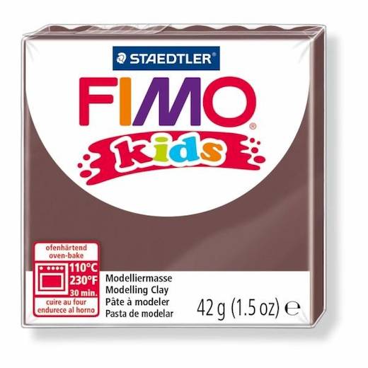 Muovailuvaha 42g FIMO Kids Ruskea - Muovailuvahat - 80307 - 1