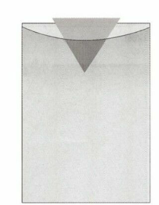 Muovitasku ylhäältä avoin kirkas PVC 140mic 100kpl - Muovitaskut - 130017 - 1