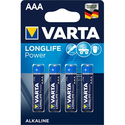 Paristo Varta Longlife Power AAA/4 - Paristot, varavirtalähteet - 252077 - 2