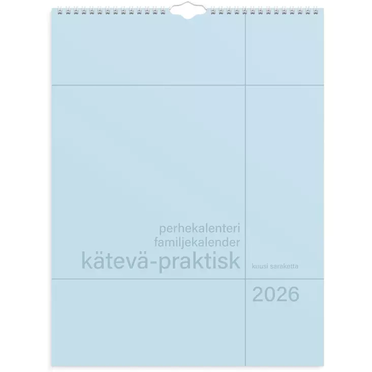 Perhekalenteri 2026 Kätevä - Seinäkalenterit - 398107 - 1