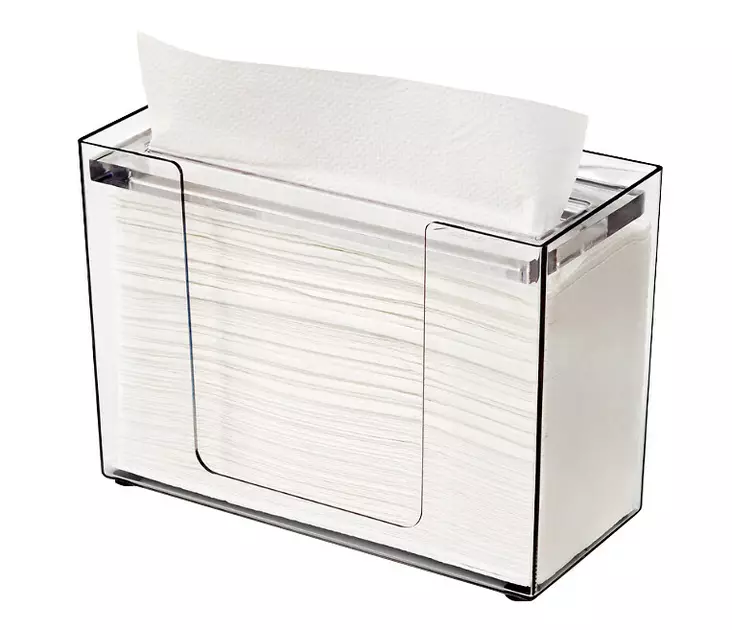 Pöytäannostelija KATRIN NonStop. Kirkas, muovia. - Lautasliinat, Servetit - 172217 - 1