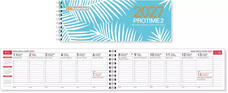 Protime 2 2027 - Pöytäkalenterit - 3207 - 1
