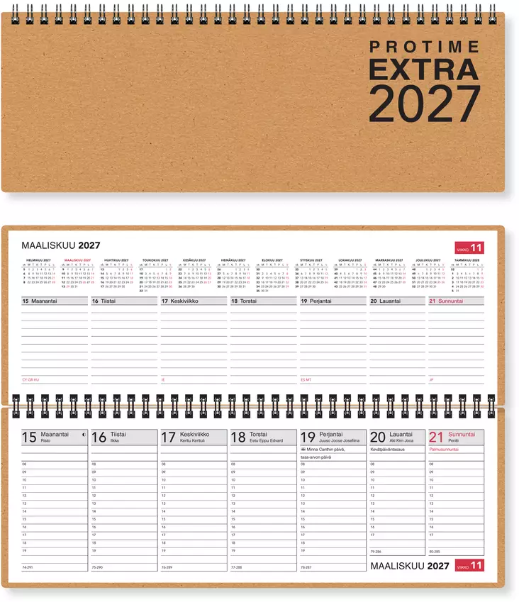 Protime Extra 2027 - Pöytäkalenterit - 3407 - 1