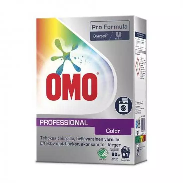 Pyykinpesujauhe Omo Professional Color 3kg x 4 kpl - Pyykinpesu - 206287 - 1