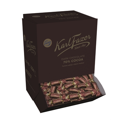 Suklaakonvehti FazerDark 70 %/3 kg - Makeiset - 269317 - 2