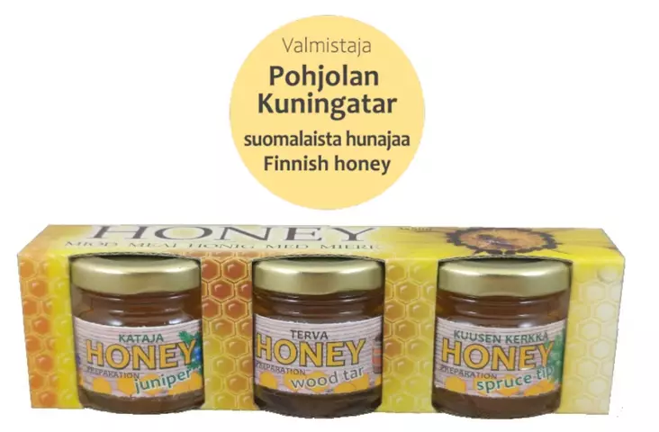 Suomalaista hunajaa 3x50g Metsä - Tuote/lahjapaketit - 4431097 - 1