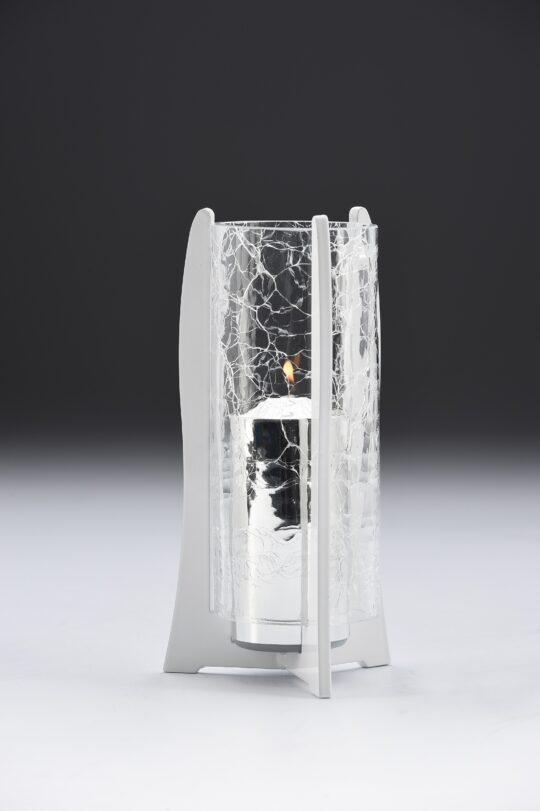 TAIGALYHTY HARMONY VALKOINEN, KROMI, JÄÄLASI - Taigalyhdyt - TAIGA17 - 1