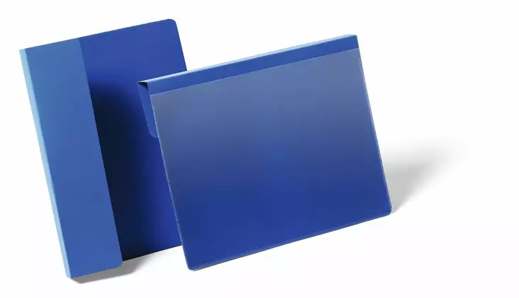 Taitettava asiakirjatasku A5 vaakasuora 1kpl=50 - Muovitaskut - 172207 - 1