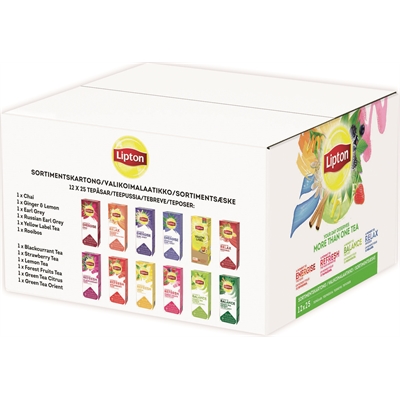 TeevalikoimalaatikkoLipton 12X25 pss - Teet - 269197 - 2