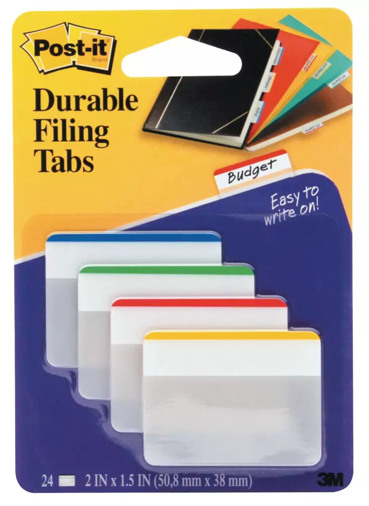 Teippimerkki Post-it 686F 38X51 suora 4 väriä - Teippimerkit, merkkaajat - 7000029877 - 2