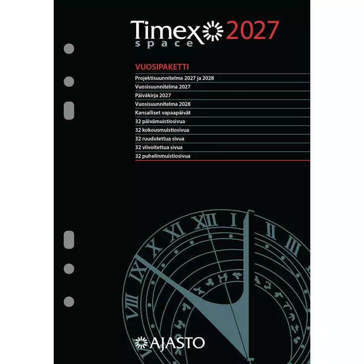 Timex Space -vuosipaketti 2027 - Pöytäkalenterit - 2610406927 - 1