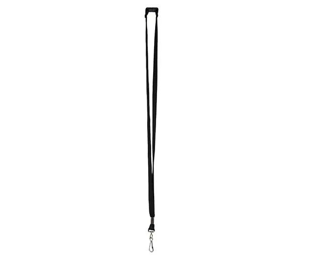 Turvakaulanauha Cardkeep 90 cm musta - Työpistetarvikkeet - 85917 - 1