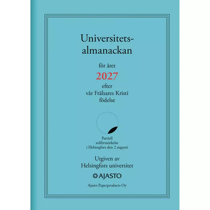 Universitetsalmanackan 2027 - Taskukalenterit - 2671660827 - 1
