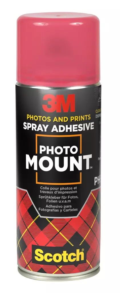 Valokuvaliima 3M Photo Mount Spray 400ml - Liimat, liimarollerit - 249037 - 2